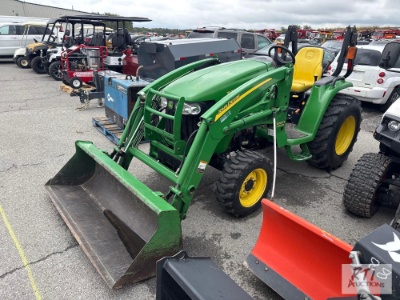 John Deere 3120 tractor, 4WD, Quick connect loader, HST, 1752 hours