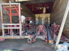 Allen Engineering pneumatic truss screed - 5 8ft sections, 4 4 ft sections and 2 6ft sections with