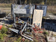Large amount of Type III barricades