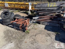 Bridge overhang brackets, Symons walkway brackets