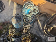 (2) 2-inch submersible pumps