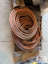 Lot of copper piping