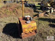 Stow walk-behind double drum roller, 26-inch drum, Honda gas engine