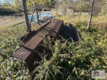 Several pieces of short sheet piling