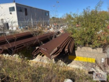 (18) pieces of sheet piling appx 15ft long