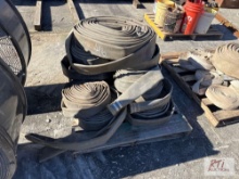 Pallet of rubber water hoses