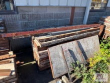 Mixed concrete form filler pannels