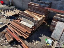 Concrete form filler panels and corner pieces