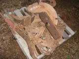 PALLET OF MISC. PLOWS/PARTS FOR FARMALL TRACTOR