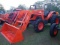 KUBOTA M8560 TRACTOR W/ F/E LDR / BUCKET