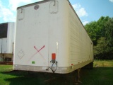 (NT)DOM 3/89 GREAT DANE 48ft DRY BOX VAN TRAILER