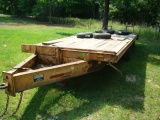 (NT) DELTA 8X20 PINTLE HITCH TRAILER W/RAMPS