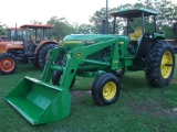 JOHN DEERE 4040 TRACTOR W/ F/E LOADER 148/ BUCKET