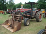 MASSEY FERGUSO 1100 TRACTOR W/F/E LDR BKT / HAY SR