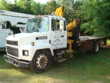 1996 MACK W/KNAPHIEDE FLATBED