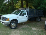 2001 FORD F450 FLAT BED TRUCK