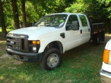 2008 FORD F250 4 DR FLATBED