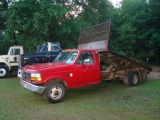 (T) 1995 FORD F350 XL WITH DUMP BED