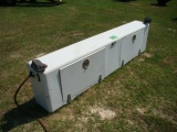 WHITE TRUCK TOOL BOX