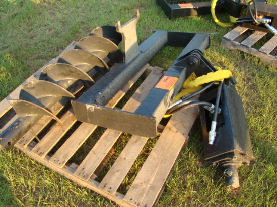 SKID STEER HYDRAULIC 12" POST HOLE DIGGER