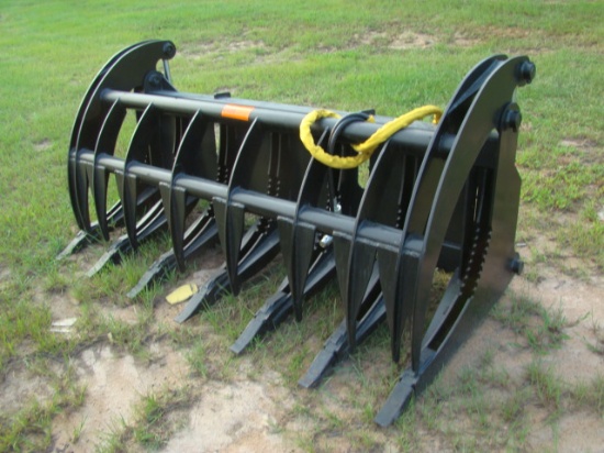 74" SKID STEER ROOT RAKE GRAPPLE