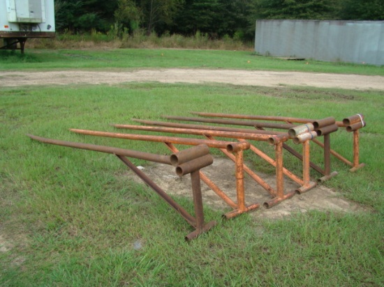 (D-ROW) 6 TRIPOD OUTRIGGER POLES-PARTS MISSING!!!