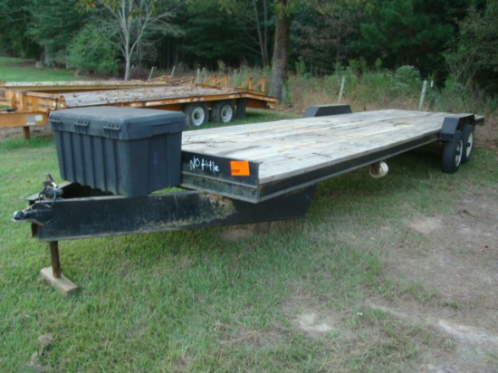 (NT) HOMEMADE 6'10"X27'10" BUMPER HITCH TRAILER