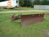 (D-ROW) 9' BELLY MOUNT DOZER BLADE-PARTS MISSING!!