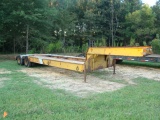 (NT) YELLOW  8X32FT LOWBOY TRAILER