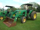 6300 JOHN DEERE TRACTOR W/ 620 LOADER AND BUCKET