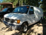 2006 FORD E150 ECONO CARGO VAN