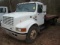 (T) 1996 IH 4700 ROLLBACK TRUCK WITH DT466 ENGINE