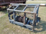 TULSA PTO WINCH IN MOUNTING FLAME/ CAGE