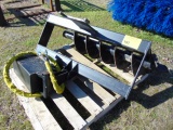 SKID STEER MOUNT POST HOLE DIGGER WITH 12