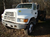 1999 FORD F750 WITH REEL WORK BED