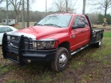 2008 DODGE 3500 HD FLAT BED