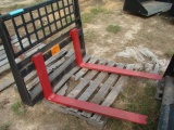USED SKID STEER FORK