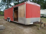 (BOS ONLY) ENCLOSED 8X24 CAR HAULER