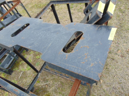 WELD-ON SKID STEER QA PLATE