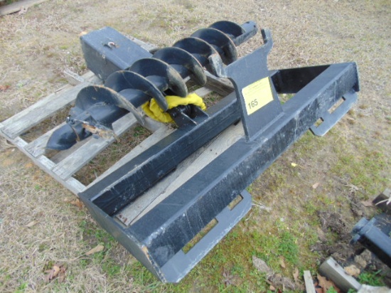 SKID STEER POST HOLE DIGGER