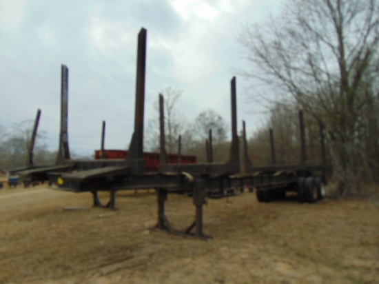 (T) 1991 4 BOLSTER SUN 40' LOG TRAILER