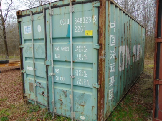 8' X 20' GREEN CONTAINER