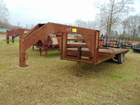 (BOS) 8' X 20' GOOSENECK TRAILER