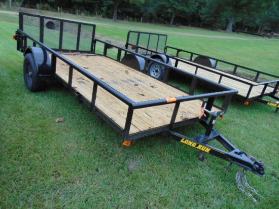 (CERT OF ORIG) 2021 LONG RUN PIPE TOP TRAILER