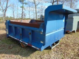 BLUE 10' DUMP BED WITH 3' SIDE RAILS