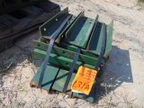 (23PC) BUNDLE OF GREEN CHANNEL IRON