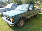 (NT) (D-ROW) ( SALVAGE) 1993 CHEVROLET S-10 PU