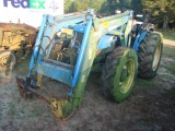 (D-ROW) 2005 NEW HOLLAND TN75A TRACTOR W/ 32LA FRT END