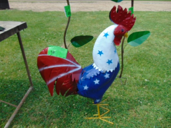 RED, WHITE, AND BLUE CHICKEN