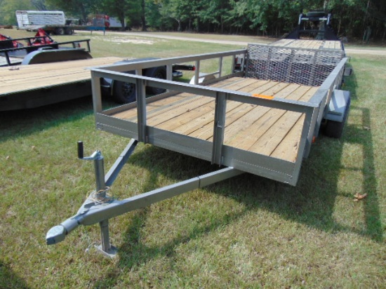 (NT) HOMEMADE ANGLE-IRON UTILITY TRAILER